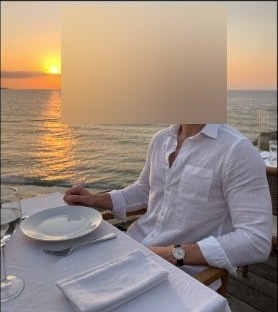 Example activity photo. Face covered.