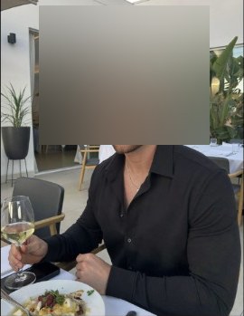 Example portrait. Face covered.